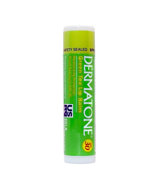 Bilde av Dermatone Lip Balm Green Tea 0,15oz. m-display for 24 